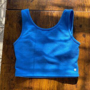 ROXY Good Keepsake Crop Top Royal Blue Size L